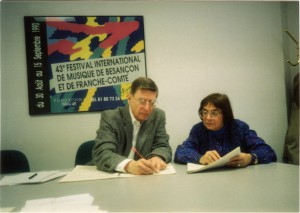 Ursula Mamlok with Herbert Blomstedt